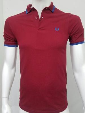 Fred Perry Camiseta Tipo Polo Ref  (rojo, Xs)