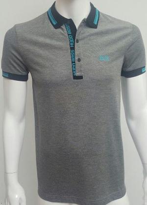 Hugo Boss Camiseta Tipo Polo Ref  (gris, M)