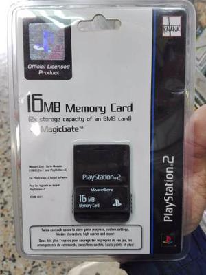 Memoria Original Ps2 Play Station 2 16 Mb Nueva Y Sellada