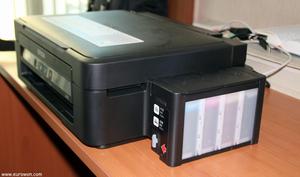 Epson L210 sistema de tintas continuas