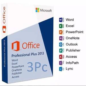 Licencia Office  Pro Plus Para 3 Pc Original