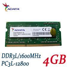 MEMORIA RAM DDR3 ADATA 4GB MHZ PORTATIL
