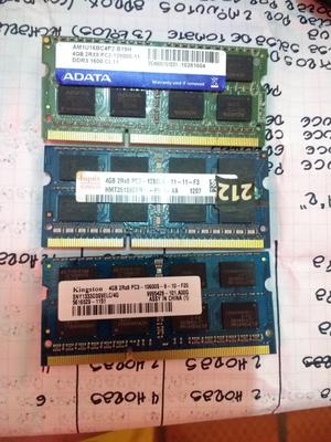 memorias ram 4gb DDR3