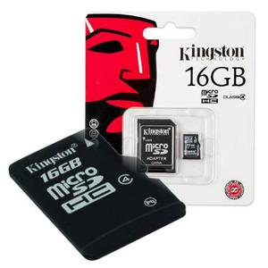 ¡ 16gb Memoria Microsd Kingston Micro Sd Y Adapt Sd 16gb !!