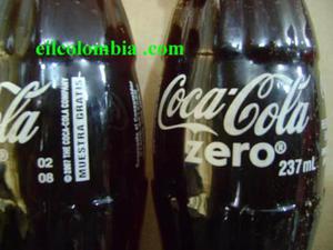 Coca Cola Zero Botella Muestra Gratis Colombia 237ml