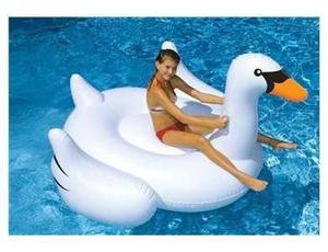 Flotador Para Piscina Swimline Giant Swan Ride-on, 75 Inches