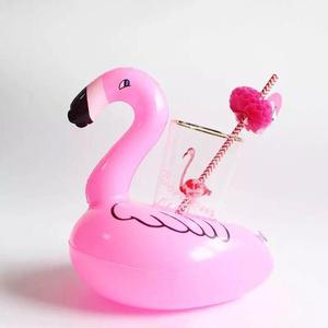Flotador Portavasos Flamingo Piscina