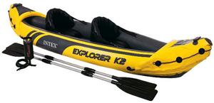 Kayak Inflable Intex  Bote Laguna 2 Remos