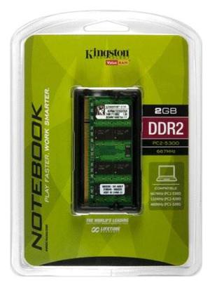 Memoria Ram Kingston 2 Gb 667mhz Ddr2 Sodimm Laptop