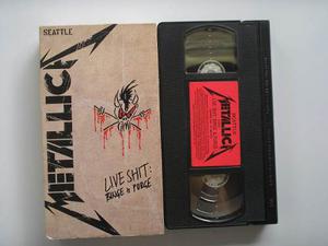Metallica Live Shit Binge&purge Seatle Cassette Vhs Usa 
