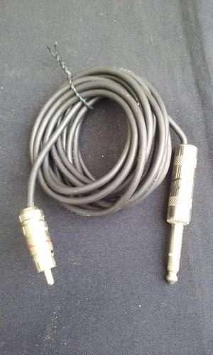 Cable para Guitarra/Bajo Electrico 2 metros y medio $
