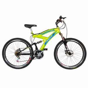 Bicicleta Gw Caronte Freno Disco Rin 26 D/pared 18v - Verde