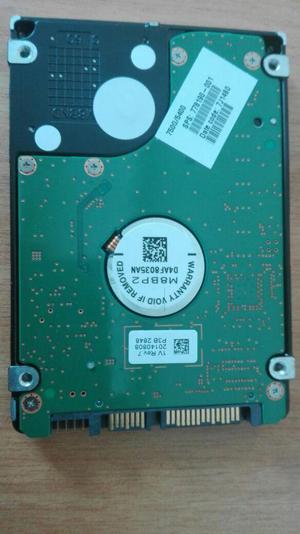 Disco duro de 750gb para portatil  rpm
