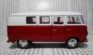 Volkswagen Clasica Bus Escala 1/32 Metalica Coleccion 13cm