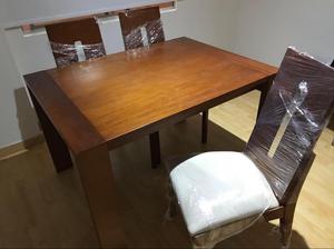 Juego de Comedor Nogal
