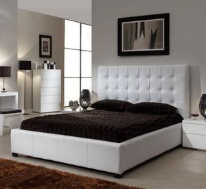 camas modernas tapizada en capitoniado 140x190 no incluye