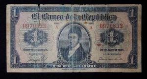 Billete 1 Peso  Colombia