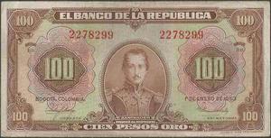 Colombia, 100 Pesos 1 Ene  Bgw291