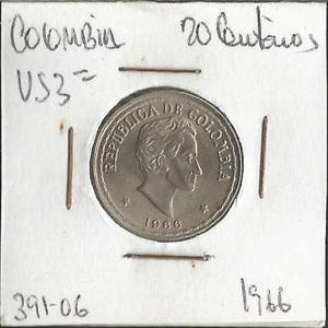 Colombia 20 Centavos  Jer