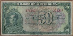Colombia, 50 Pesos 20 Jul  Bgw249