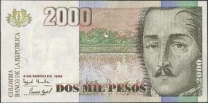 Colombia,  Pesos 6 Ene  Bgw468