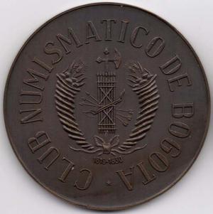Medalla Club Numismático De Bogotá 