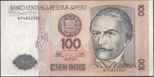 Peru 100 Intis 26 Jun  P133