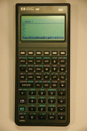 Calculadora Hewlet Packart 48g