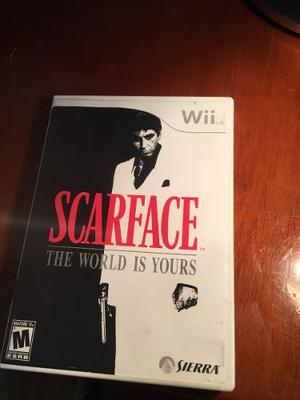 Juego Wii Scarface Original
