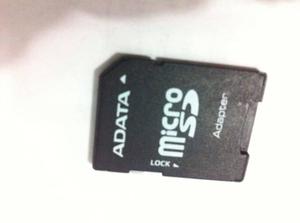 Vendo Micro SD con Adaptador para portatil Usado
