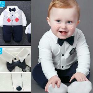 Ropa Bebé Mameluco Niño Gentleman Corbatín