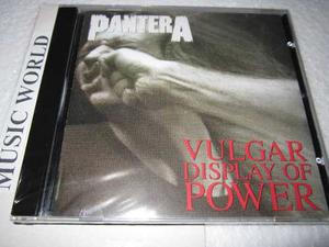 Pantera Vulgar Display Of Power Cd Fabricado Argentina