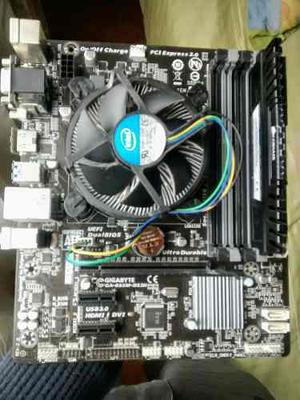 Procesador Intel I3 Board B85m Gigabyte 8gb Ram Corsair