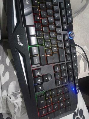 teclado retroiluminado scorpion k9