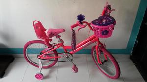 Bicicleta Rosada para Niña