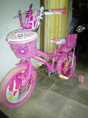 Bicicleta para Niña de Barbie Gw