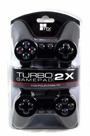 Control Para Pc - 2 Unidades - Turbo Rumble Gamepad