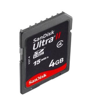 Memoria Sd Sandk Ultra Ii De 4gb