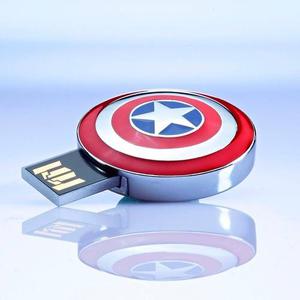 Memoria Usb Avengers Escudo Capitan America 8 Gb Infothink