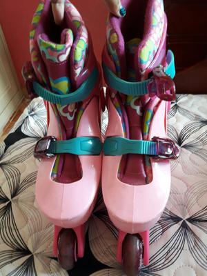 Patines Semiprofesionales Edicion Barbie