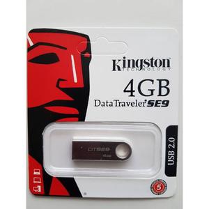 Usb 2.0 Kingston 4 Gb Datatraveler Se9 + Envío Gratis