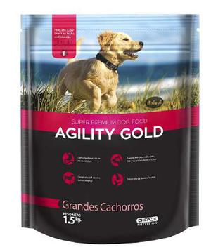 Alimento Agility Gold Grandes Cachorros Para Perro Agility