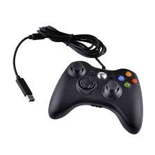 Control Xbox 360 / Pc Negro Alambrico Nuevo W.m