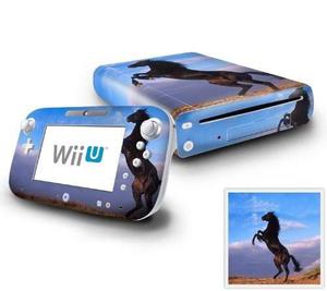 Nintendo Wii U Console Y El Gamepad La Etiqueta Piel A