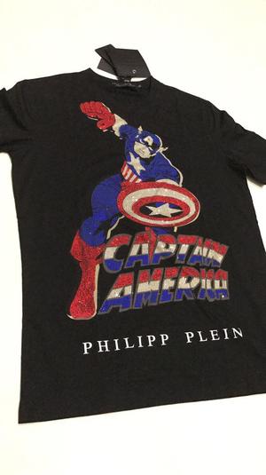 Philipp Plein Camisa Negra Xl