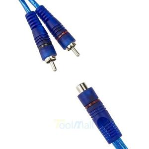 2pcs 7 Rca Cable De Audio Y Adaptador Divisor 1 Hembra A