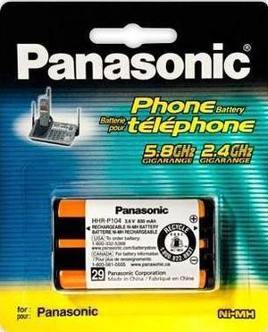 Bateria Panasonic Hhr-p104 Telefono Inalambrico 3.6v 830mah