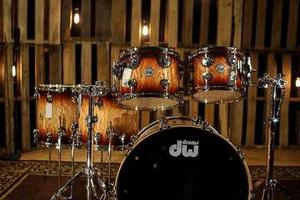 Dw Collector,s Natural Rootbeer Burst Over Quilted Maple