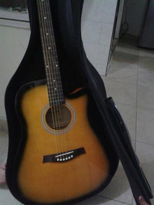 Guitarra electroacustica nueva