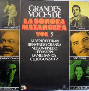 LP VINILO GRANDES VOCES DE LA SONORA MATANCERA VOL.3
